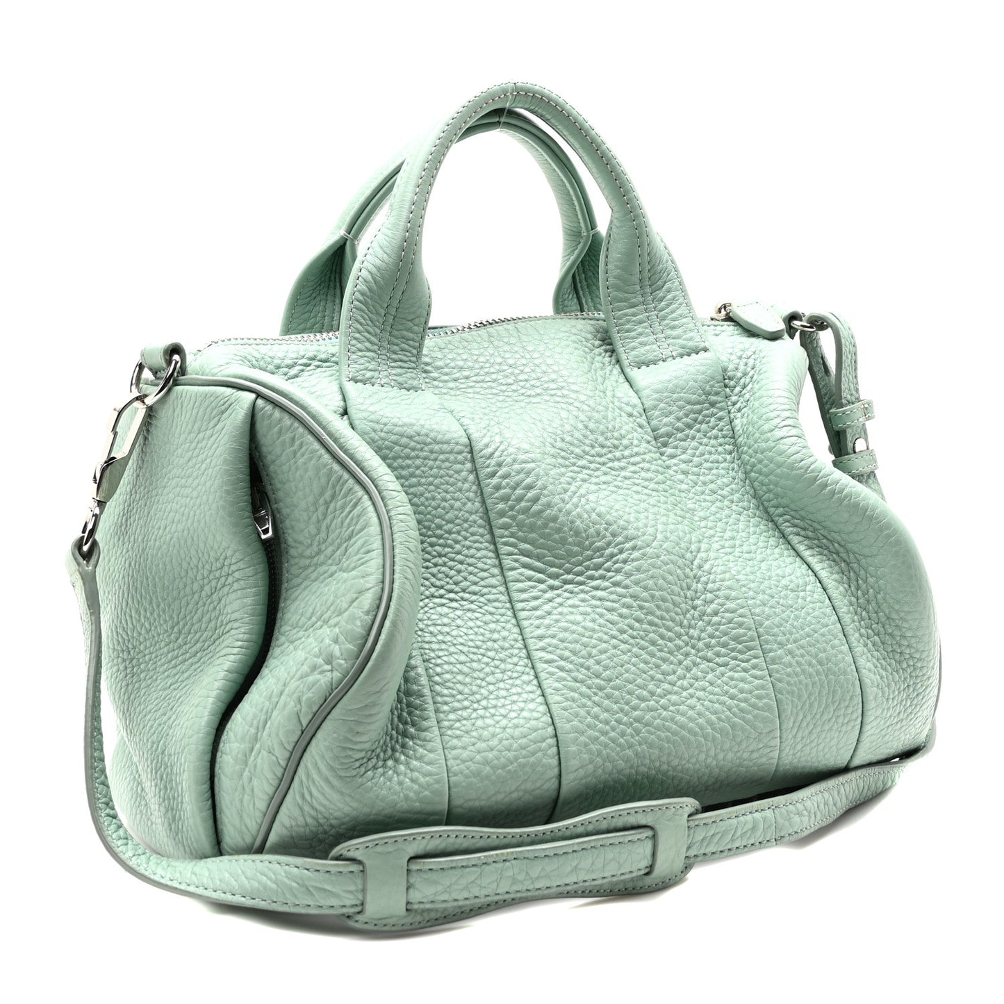 Pebbled Lambskin Rocco Peppermint