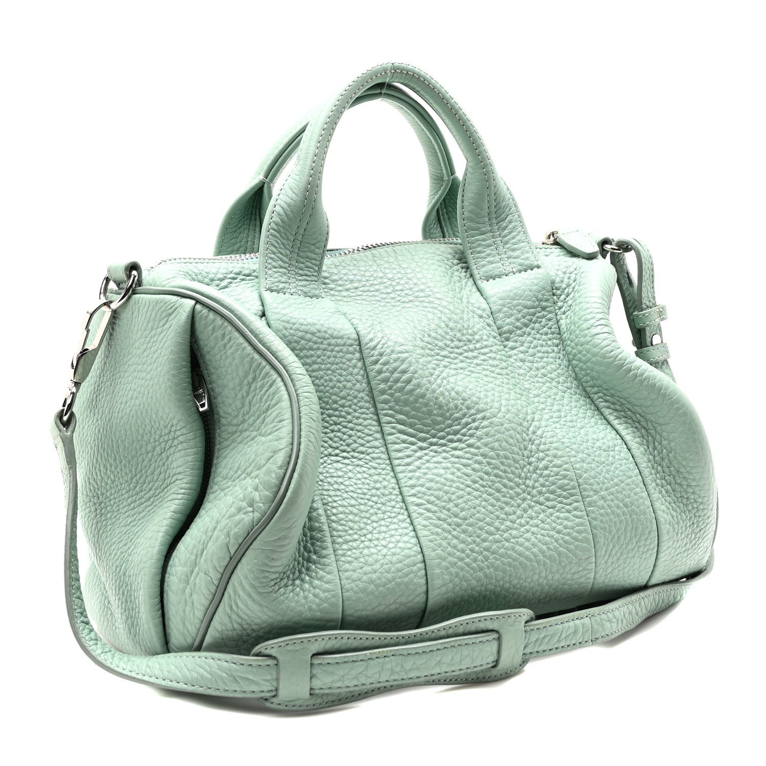 Alexander Wang Pebbled Lambskin Rocco Peppermint 3 of 9
