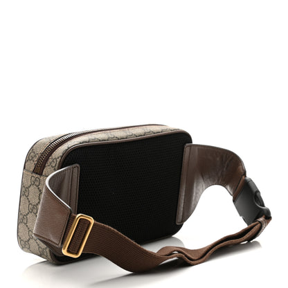 Gucci Soft GG Supreme Monogram Medium Ophidia Belt Bag Dark Brown 3 of 10