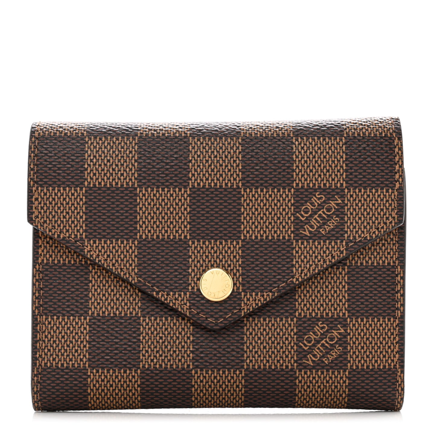 Damier Ebene Victorine Wallet Red