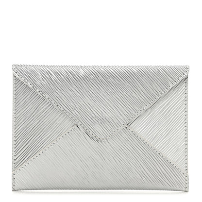 Louis Vuitton Metallic Epi Invitation Envelope Clutch Silver 1 of 6