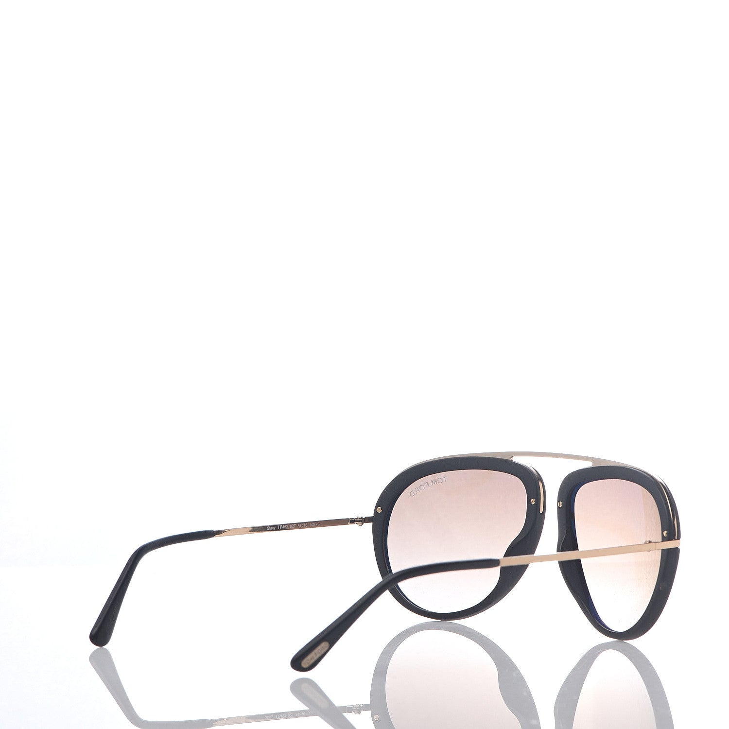 Tom Ford Stacy Aviator Sunglasses TF452 Black 4 of 7