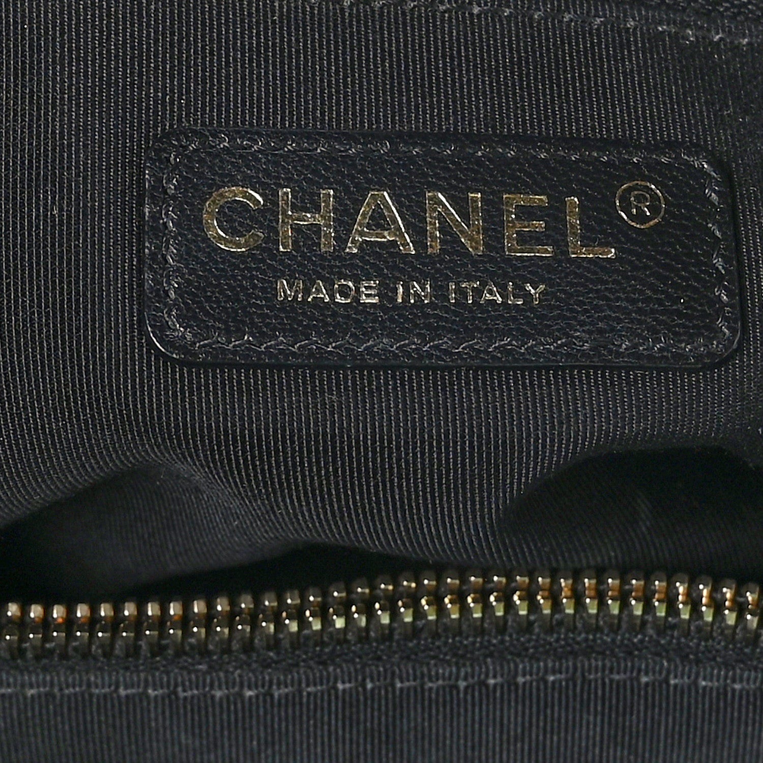 Chanel Calfskin Quilted Boy Shopping Tote Black 6 of 12