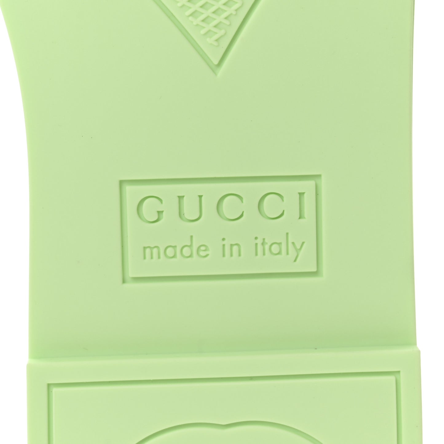 Rubber Interlocking G Womens Slide Sandals 37 Oscar Water