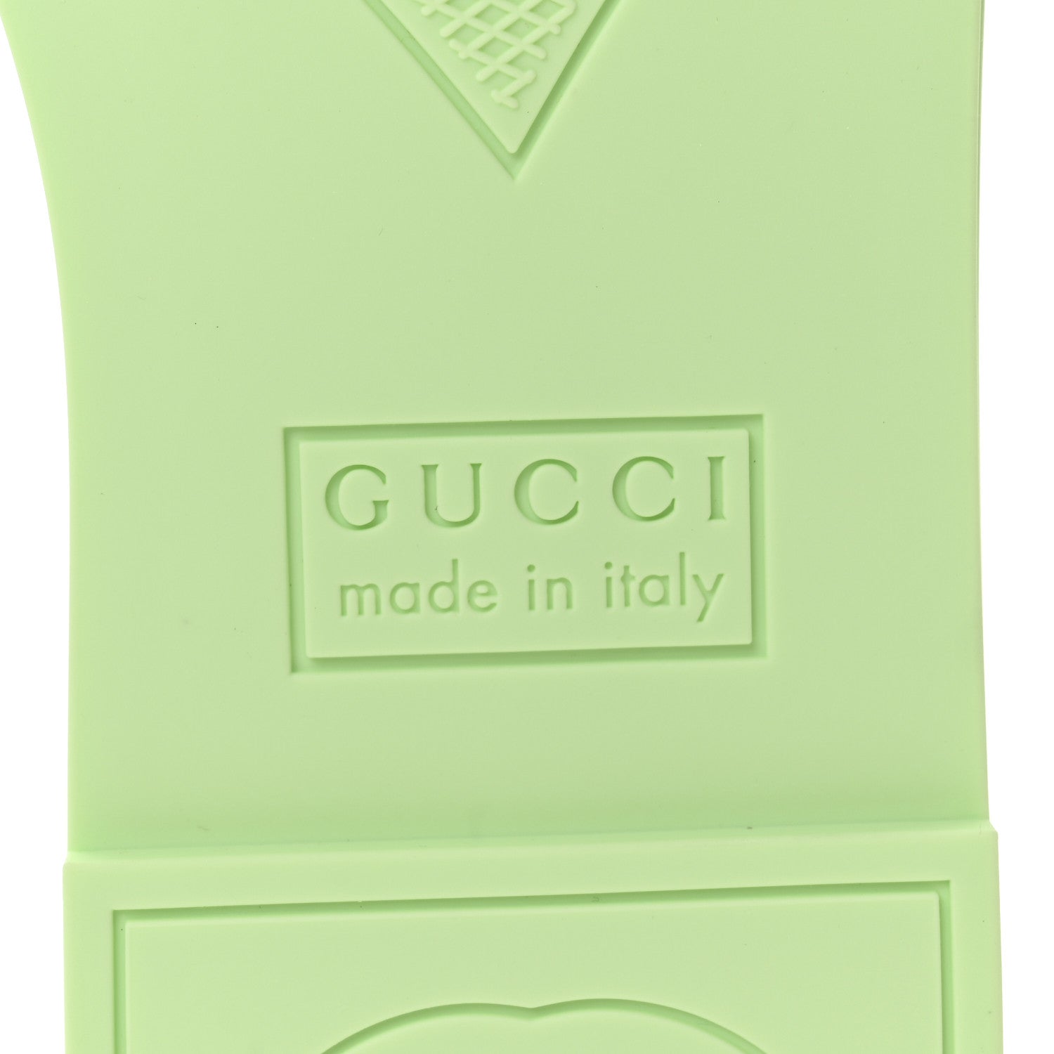 Gucci Rubber Interlocking G Womens Slide Sandals 37 Oscar Water 7 of 10
