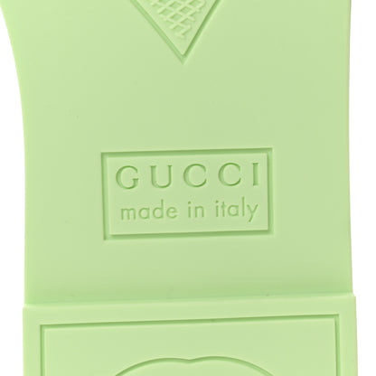 Gucci Rubber Interlocking G Womens Slide Sandals 37 Oscar Water 7 of 10