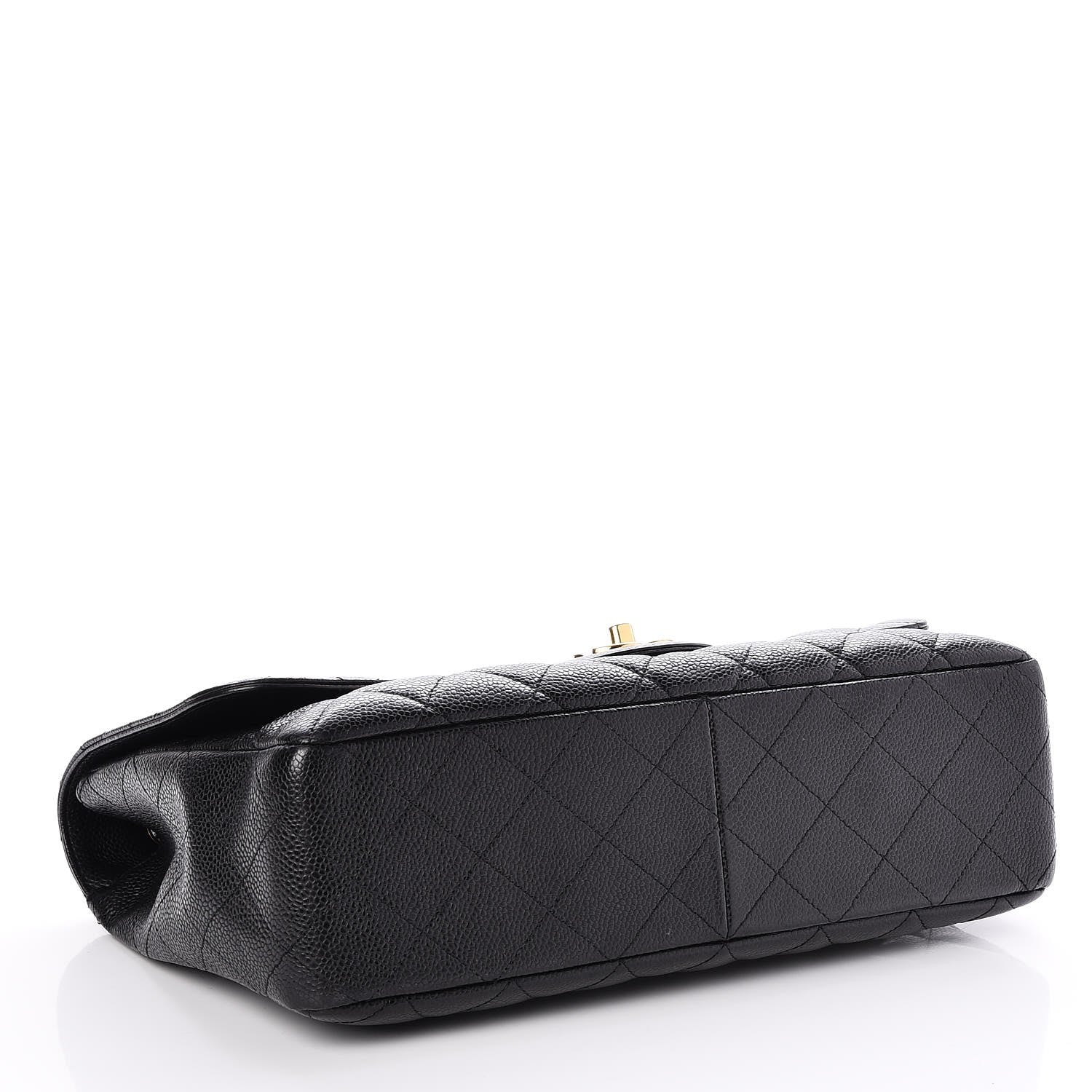 Chanel Caviar Quilted Jumbo Single Flap Black 5 of 8
