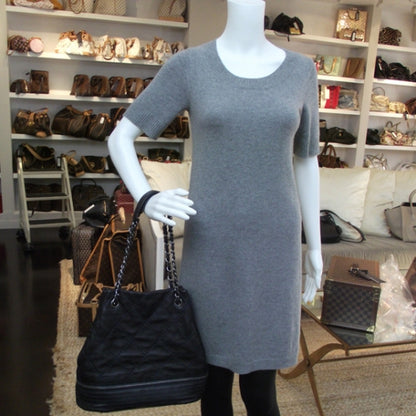 Chanel Lambskin Expandable Tote Navy 2 of 11