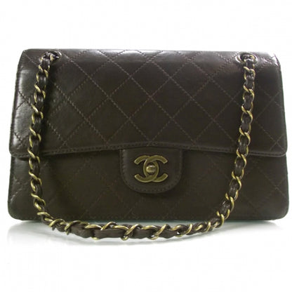 Chanel Lambskin Medium Flap Dark Brown 1 of 12