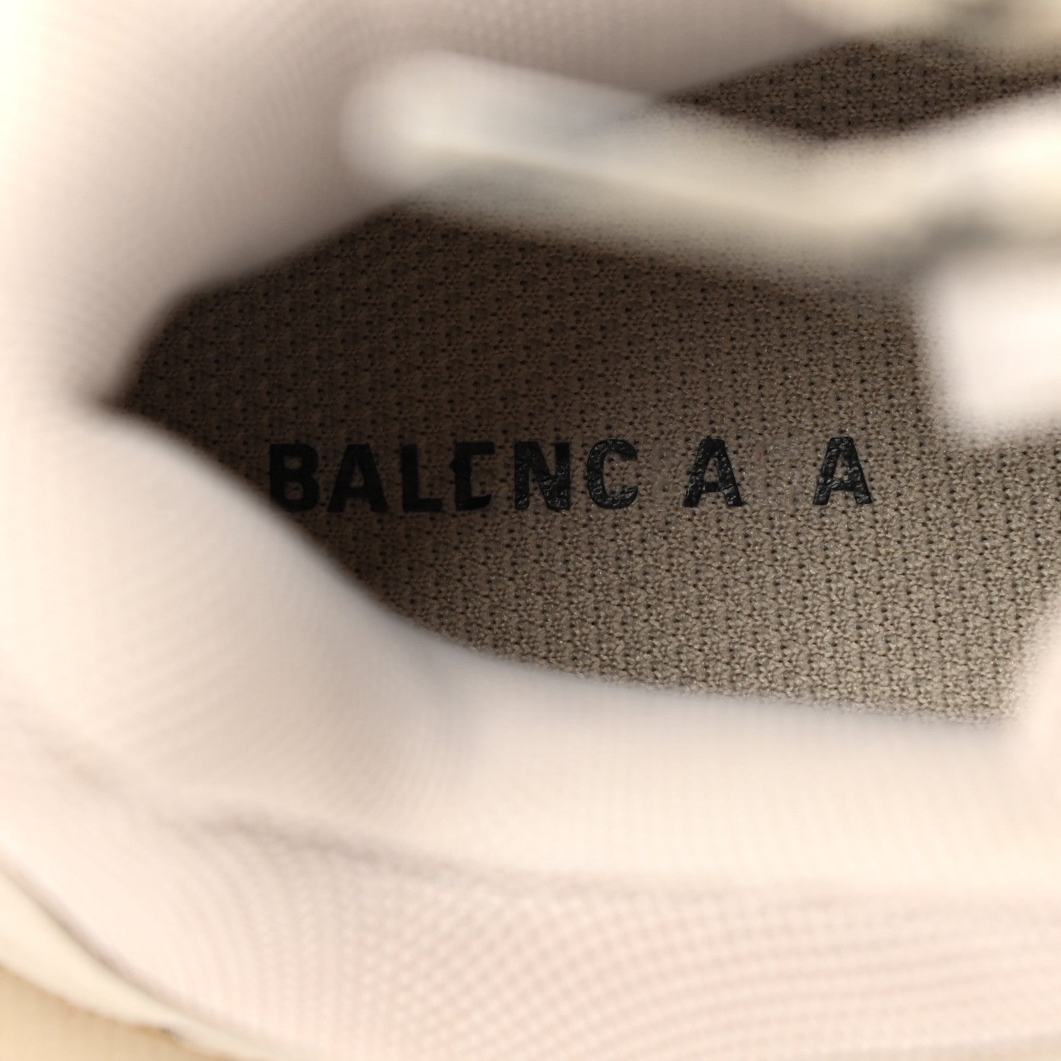 Balenciaga Fabric Mesh Clear Sole Womens Triple S Sneakers 39 Beige 12 of 12