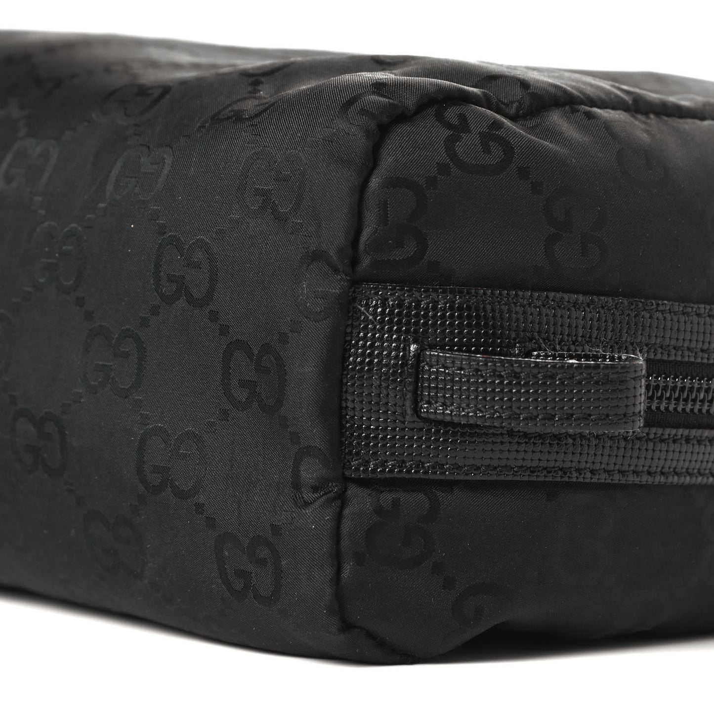 Nylon Monogram Cosmetic Case Black