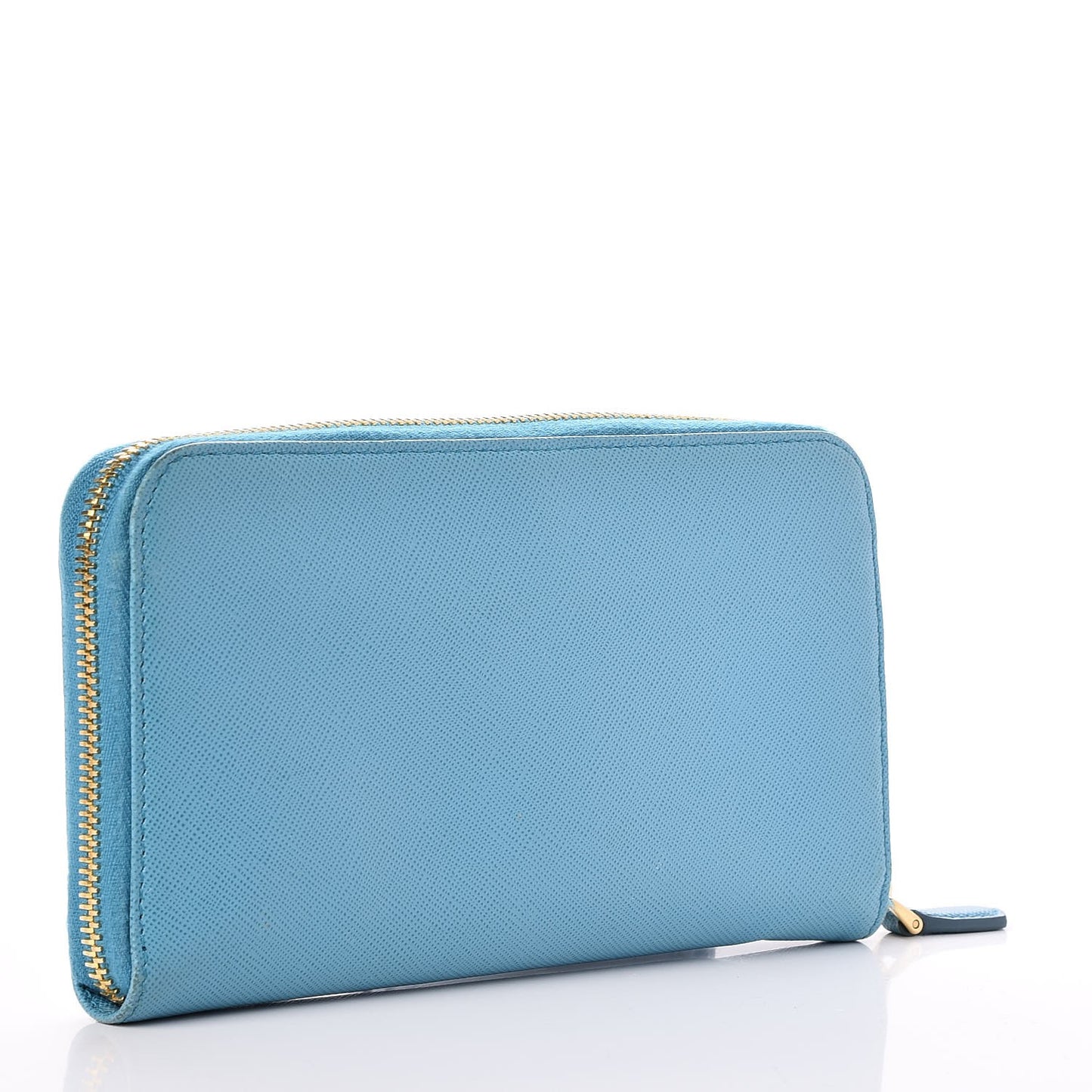 Saffiano Metal Zip Around Wallet Voyage