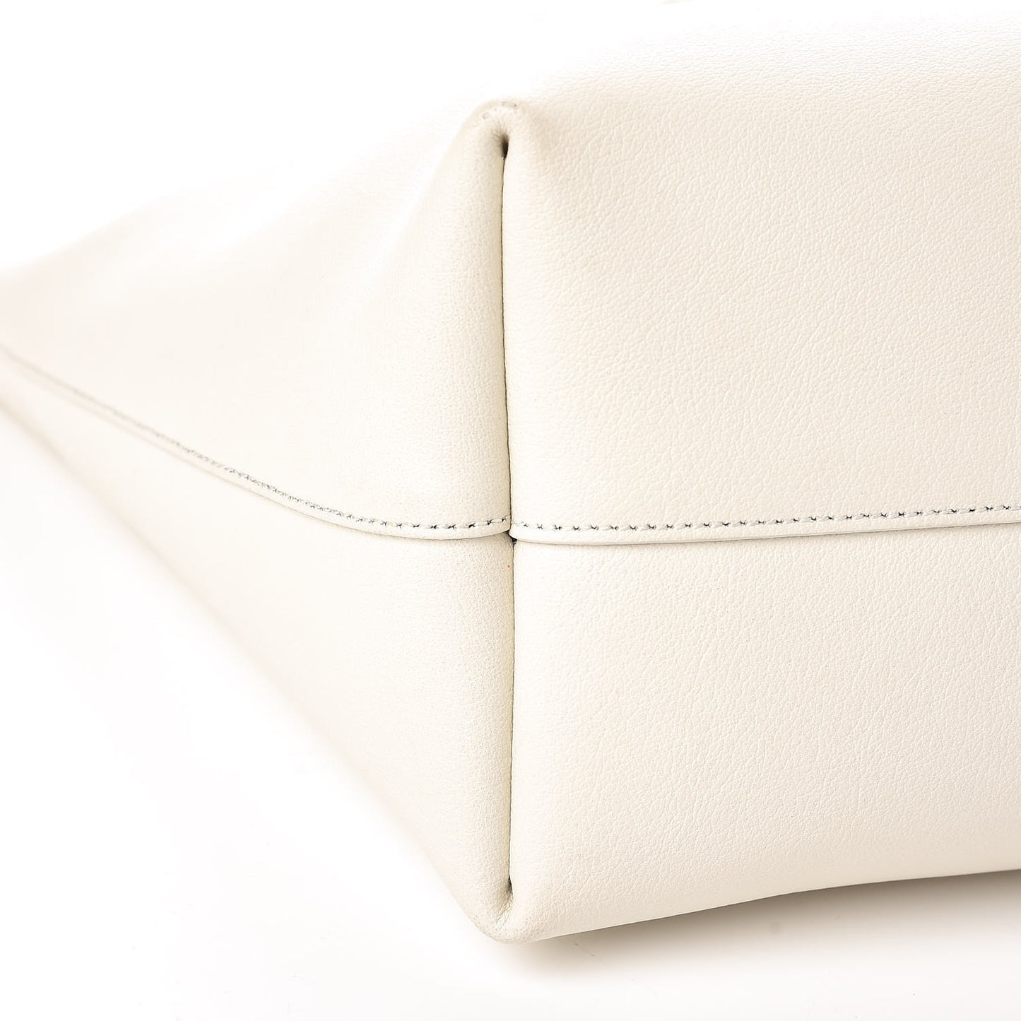 Calfskin Large Shopping Tote Porcellana