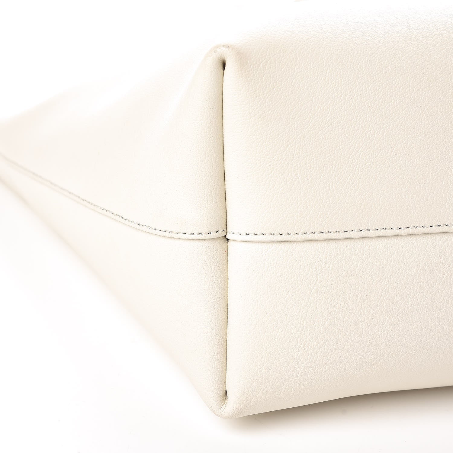 Saint Laurent Calfskin Large Shopping Tote Porcellana 12 of 14