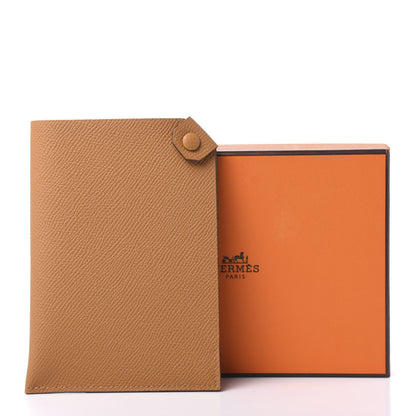 Hermes Epsom Tarmac PM Passport Holder Caramel 9 of 9