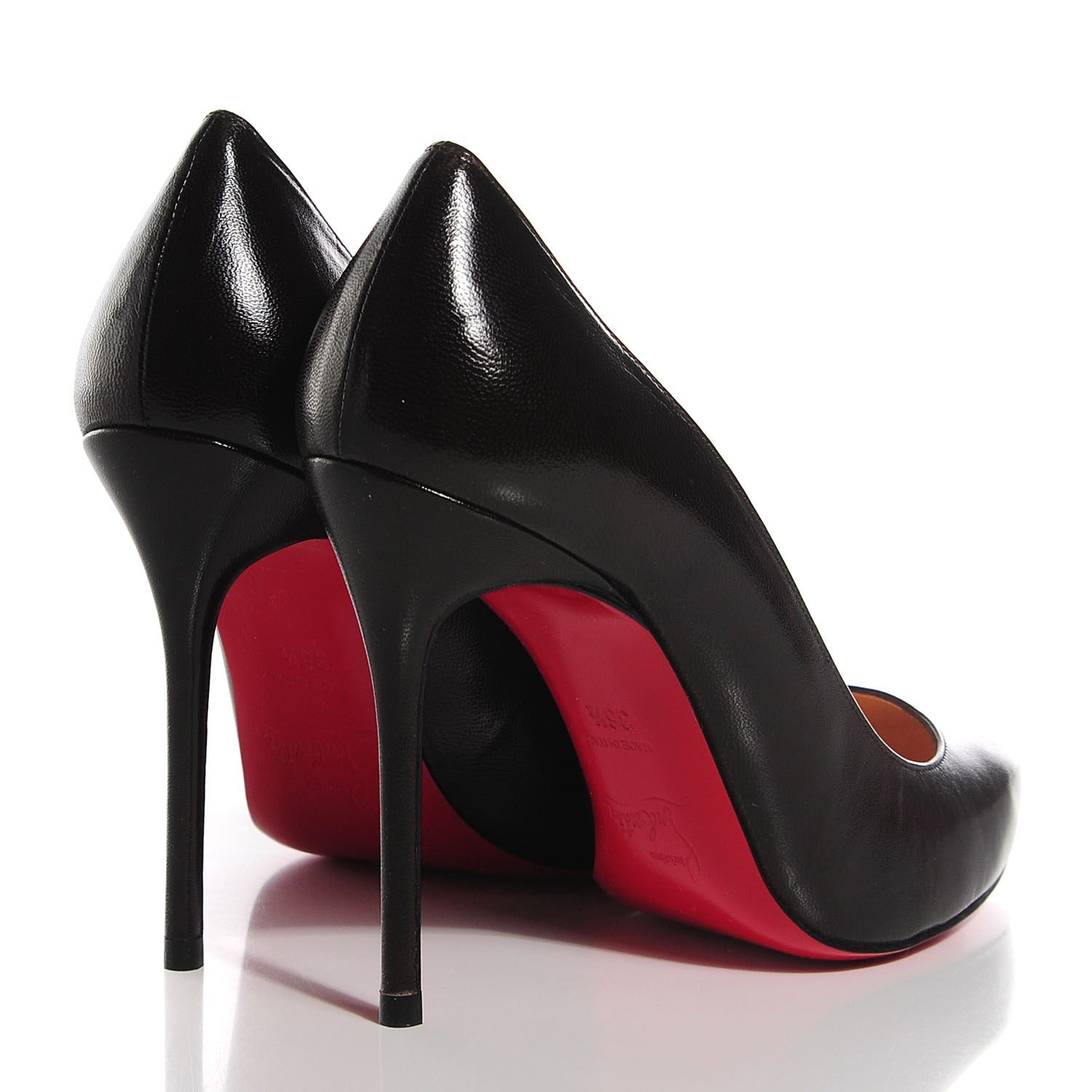 Christian Louboutin Kidskin Simple 100 Pumps 36.5 Black 4 of 7