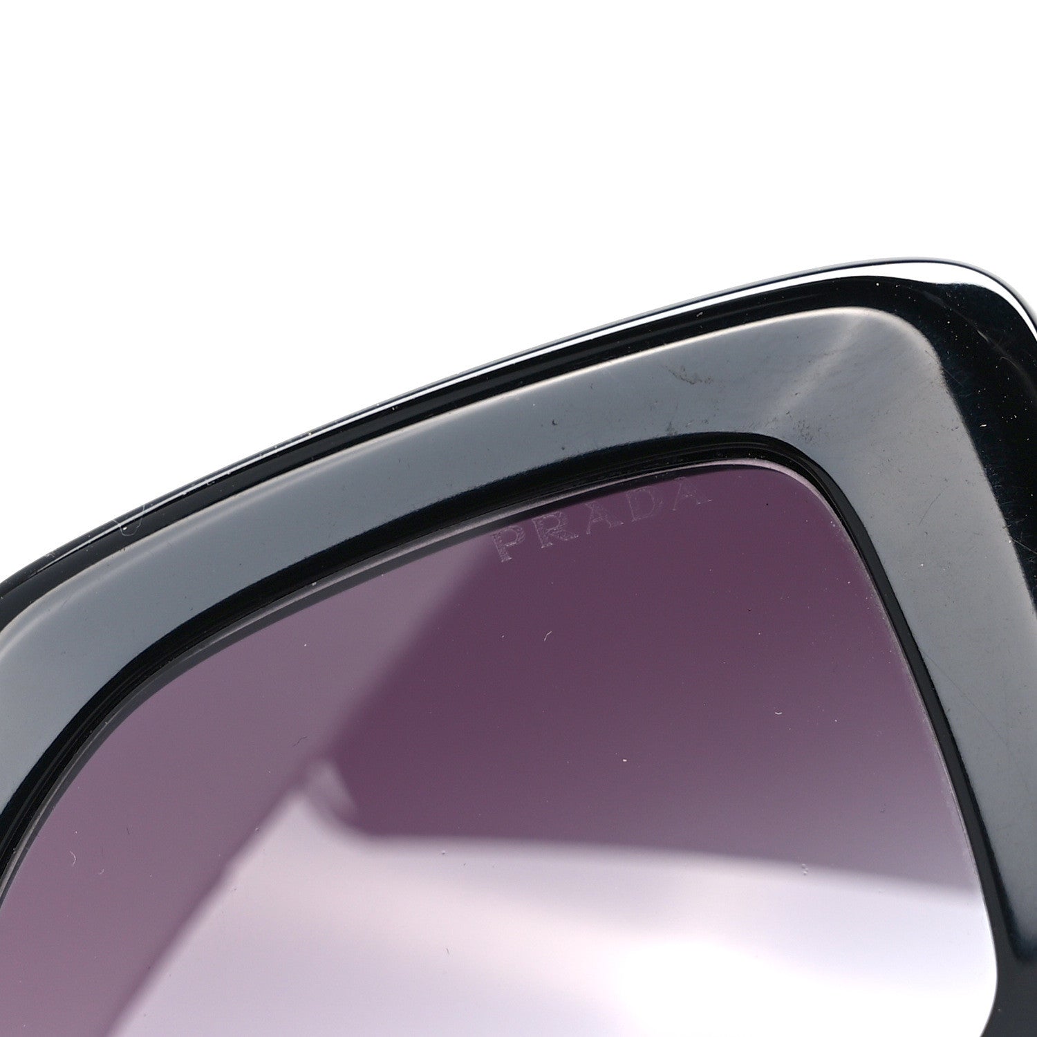 Prada Acetate Symbole Sunglasses SPR 14Z Black 5 of 7