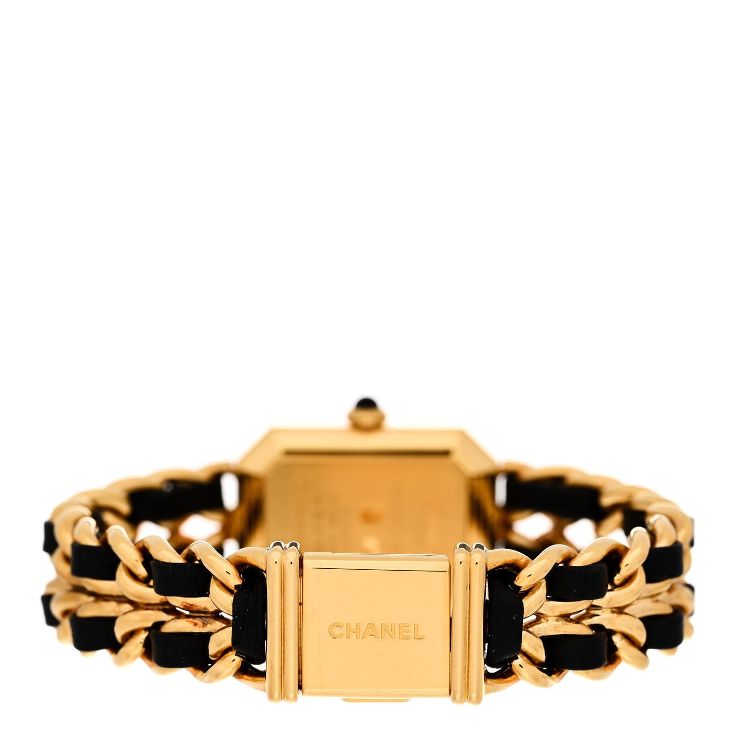 Stainless Steel Lambskin 20mm Chain Premiere Quartz Watch Gold M