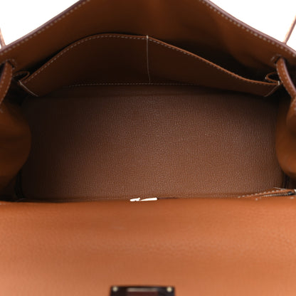 Hermes Togo Kelly Retourne 28 Gold 5 of 13