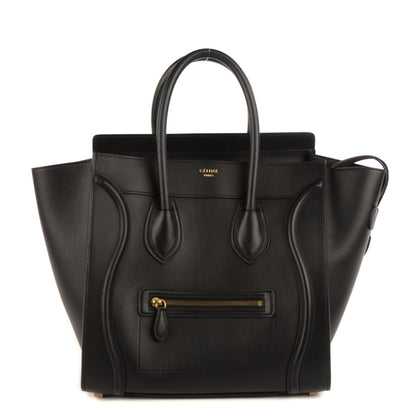 Celine Smooth Calfskin Mini Luggage Black 1 of 9