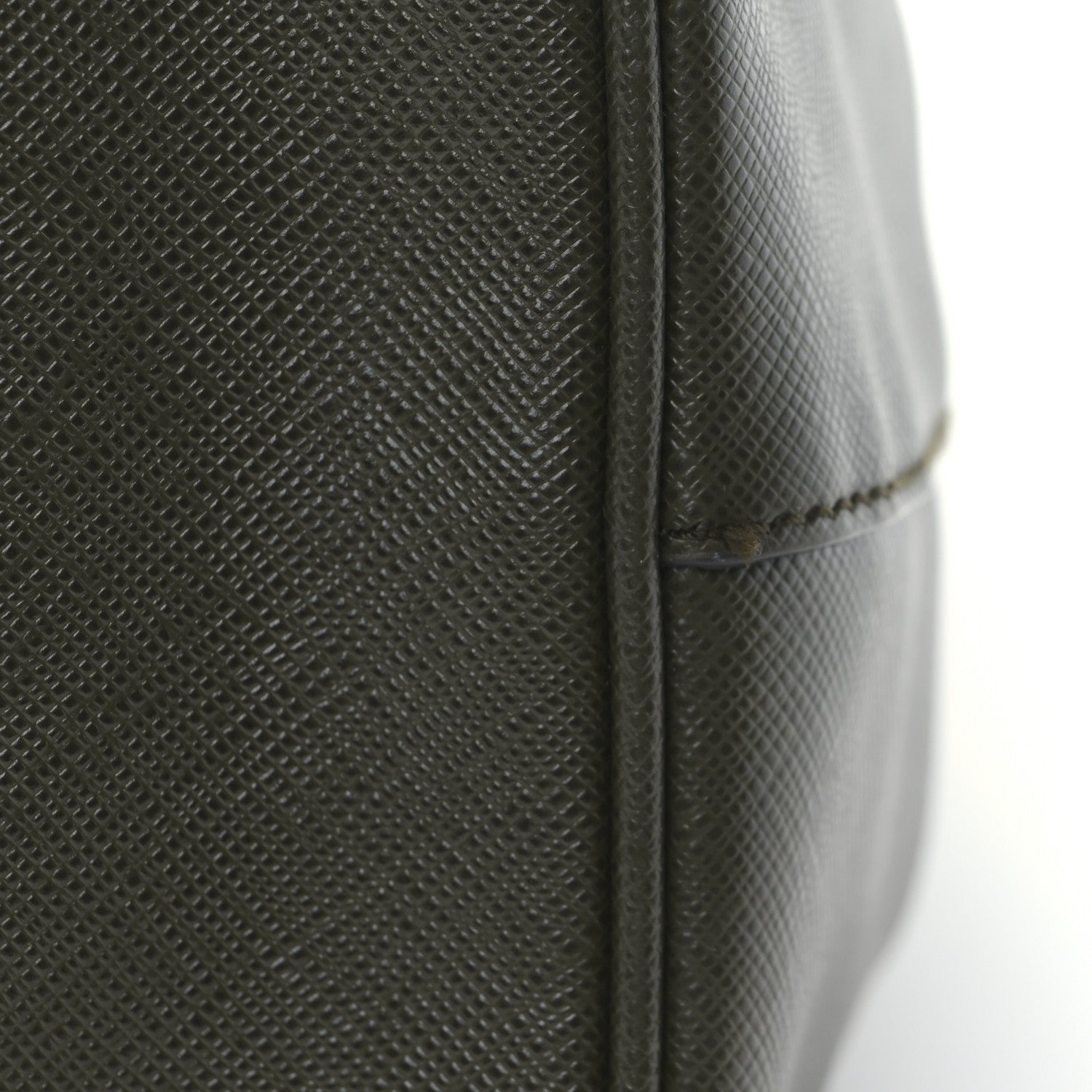 Prada Saffiano Lux Medium Galleria Double Zip Tote Militare 10 of 12