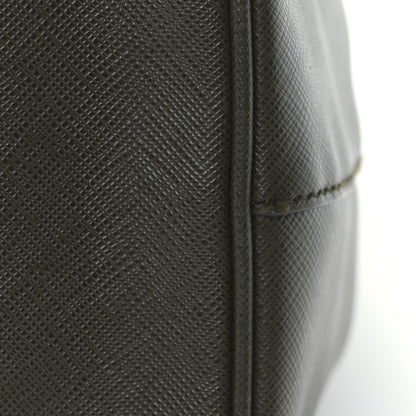 Prada Saffiano Lux Medium Galleria Double Zip Tote Militare 10 of 12