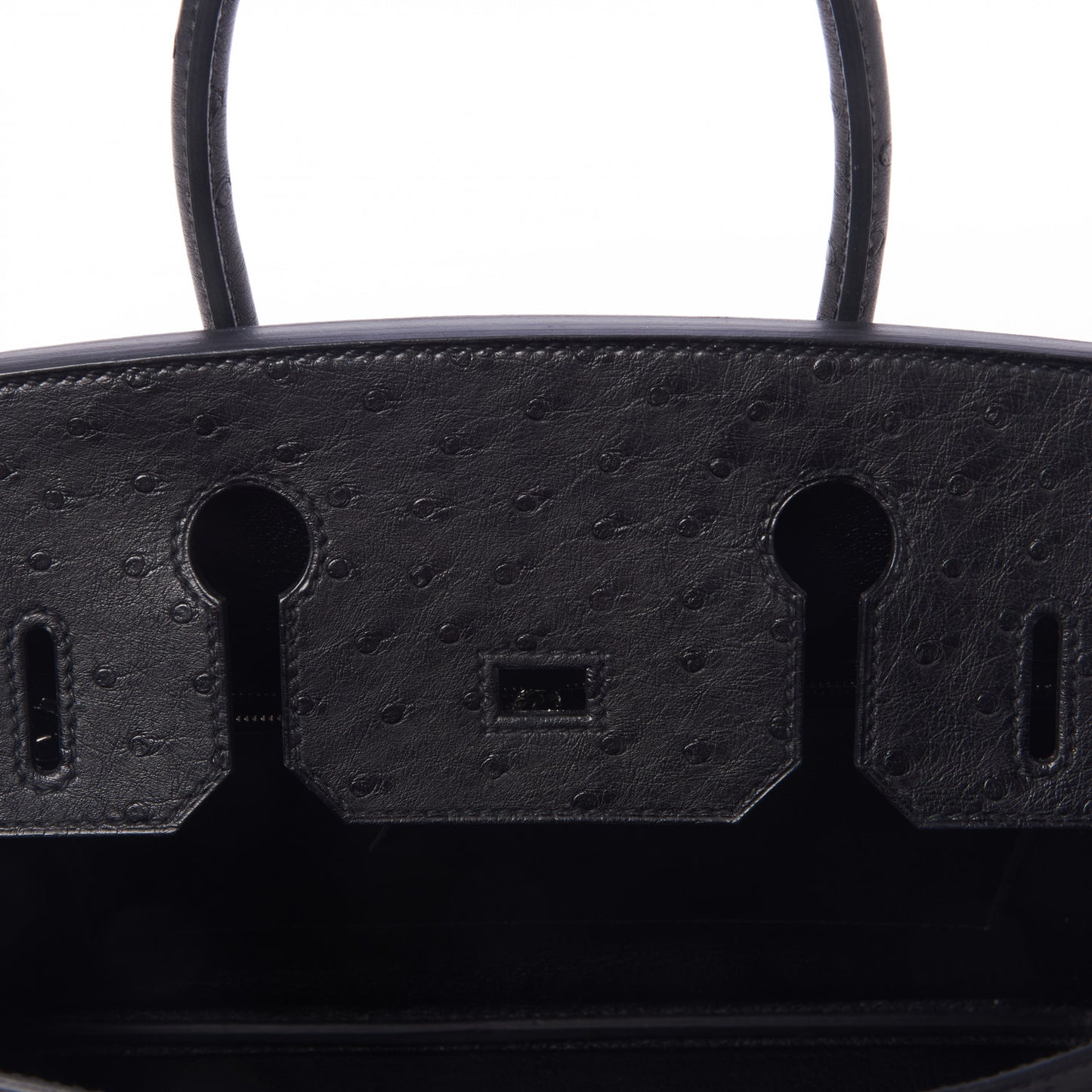 Ostrich Birkin 30 Black