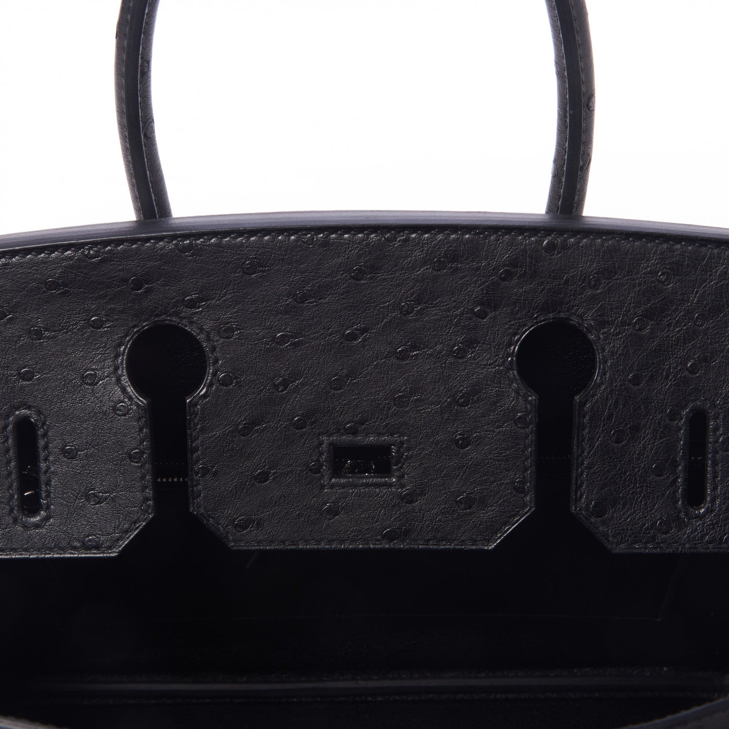 Hermes Ostrich Birkin 30 Black 23 of 33