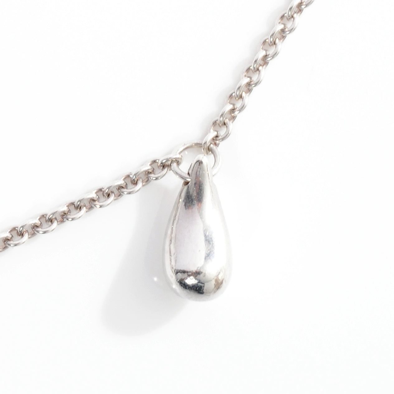 Tiffany Sterling Silver Elsa Peretti Five Station Teardrop Bracelet 3 of 5