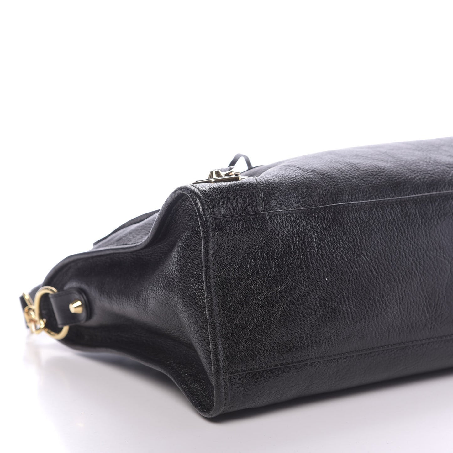 Chevre Gold Metallic Edge Hardware City Black