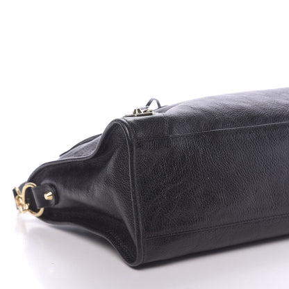 Balenciaga Chevre Gold Metallic Edge Hardware City Black 10 of 11