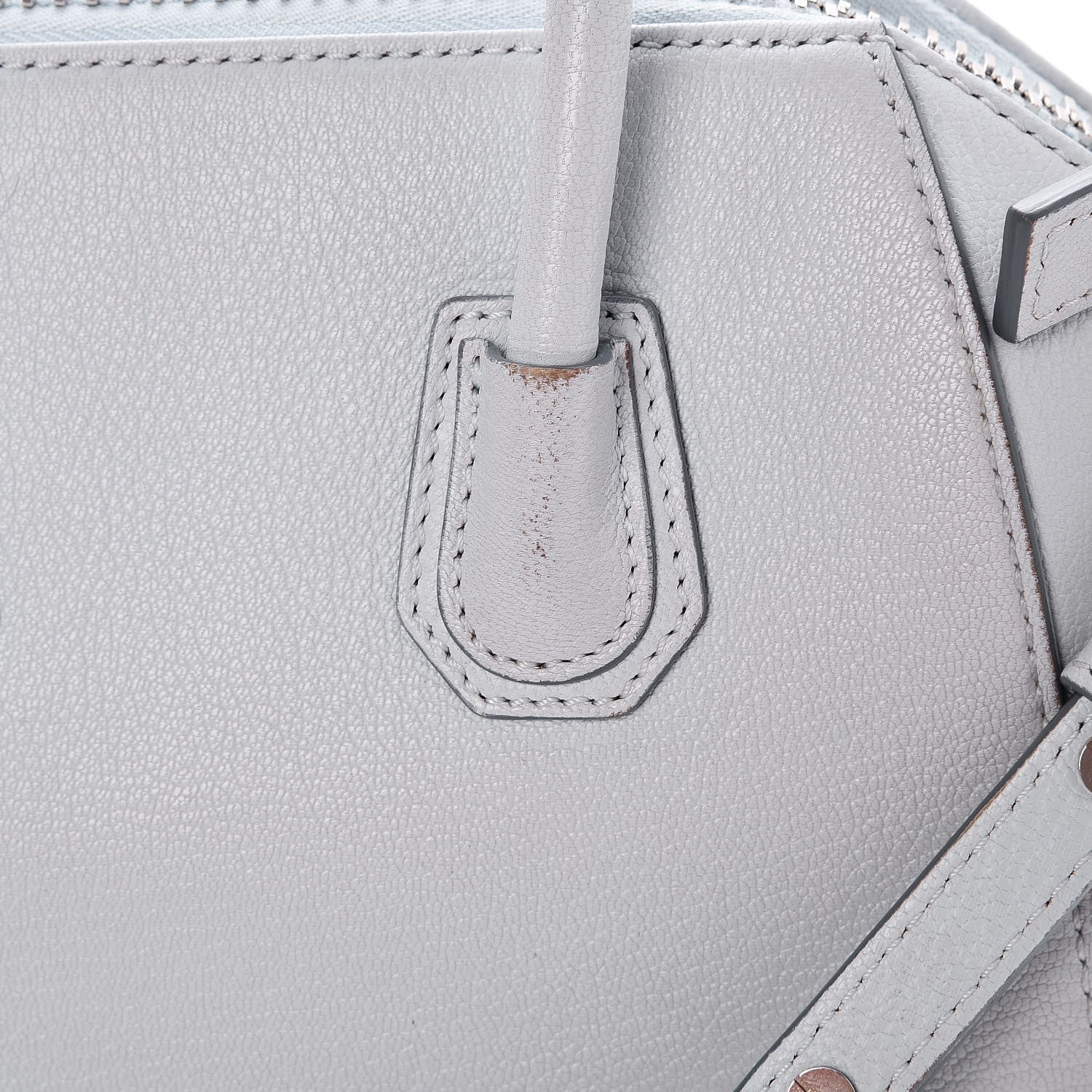 Givenchy Sugar Goatskin Mini Antigona Light Blue 9 of 10