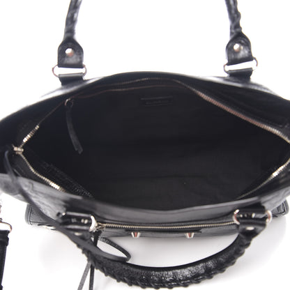 Balenciaga Agneau Classic Silver Hardware City Black 4 of 9