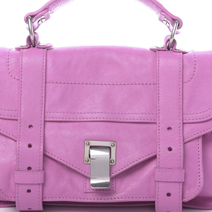 Proenza Schouler Lambskin Tiny PS1 Satchel Lilac 10 of 10