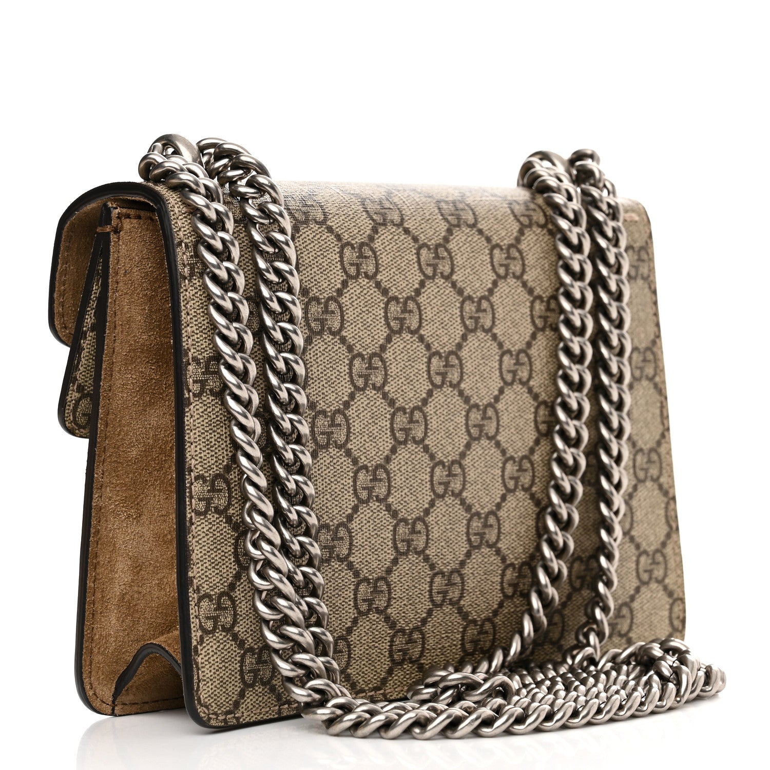 Gucci GG Supreme Monogram Mini Dionysus Shoulder Bag Taupe 3 of 12