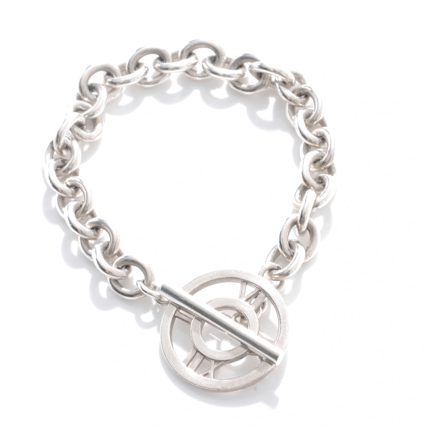 Tiffany Sterling Silver Atlas Toggle Bracelet 1 of 5