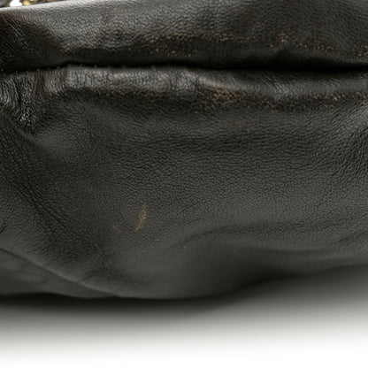 Valentino Garavani Nappa Sequin Chain Glam Tote Dark Grey 12 of 17