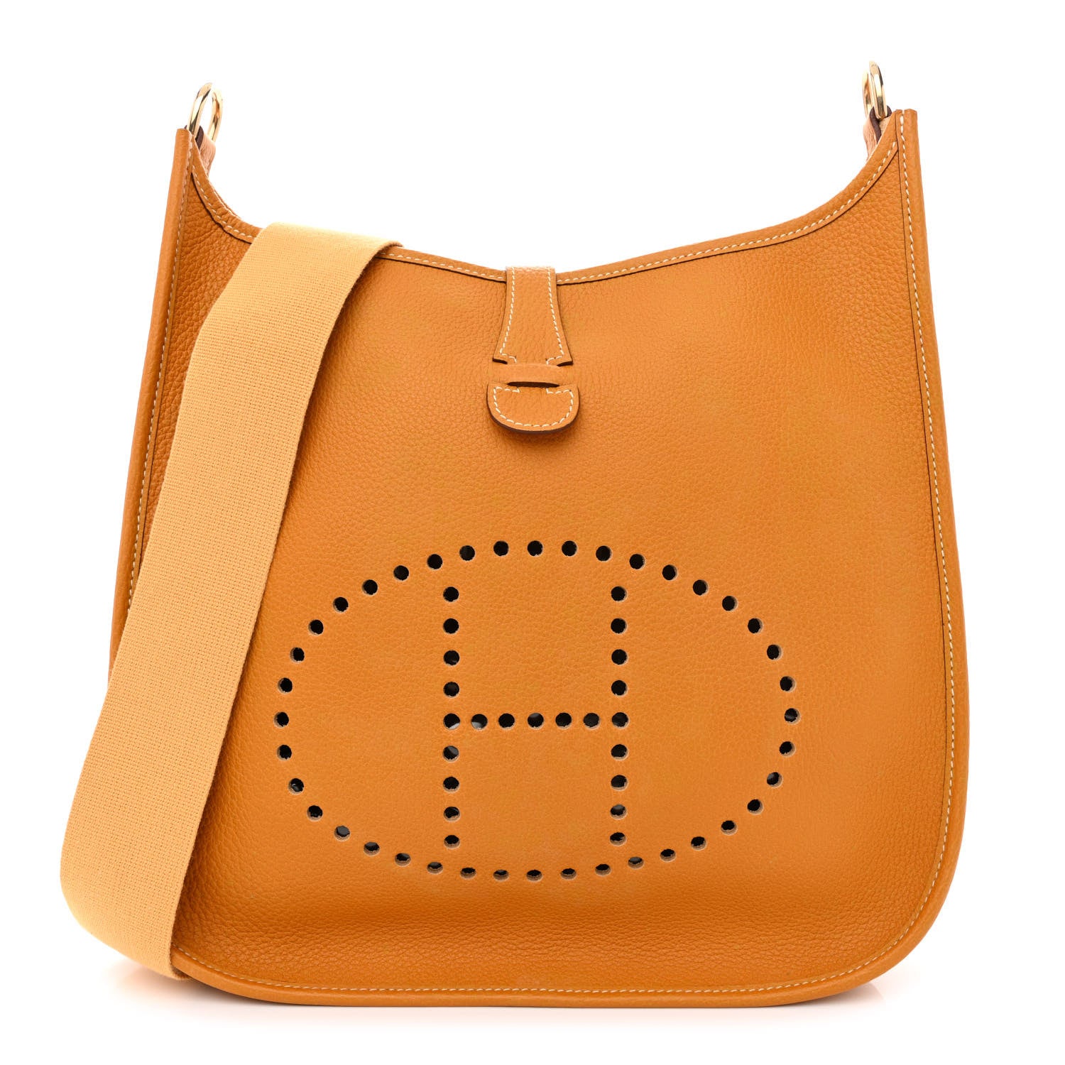 Hermes Togo Evelyne GM Moutarde 1 of 9