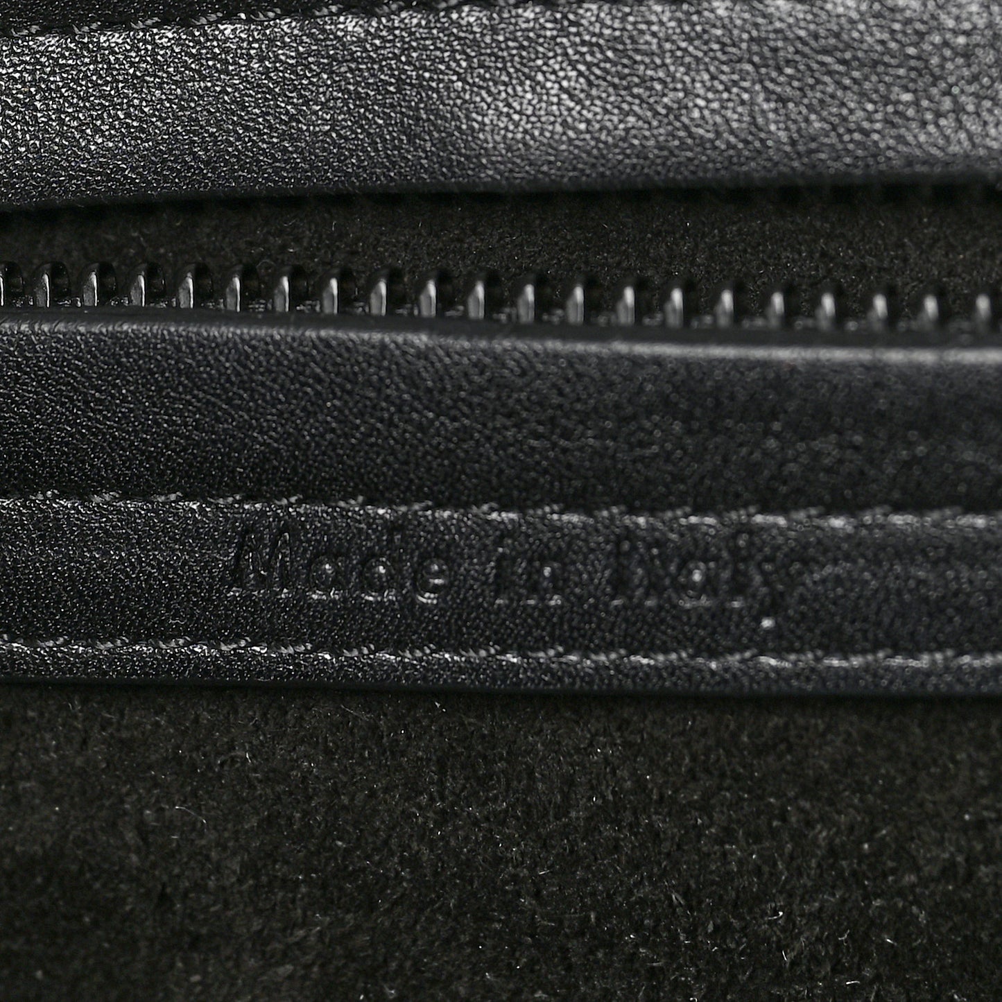 Grained Calfskin Medium Phantom Luggage Black