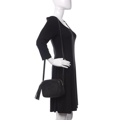 Gucci Pebbled Calfskin Small Soho Disco Bag Black 3 of 10