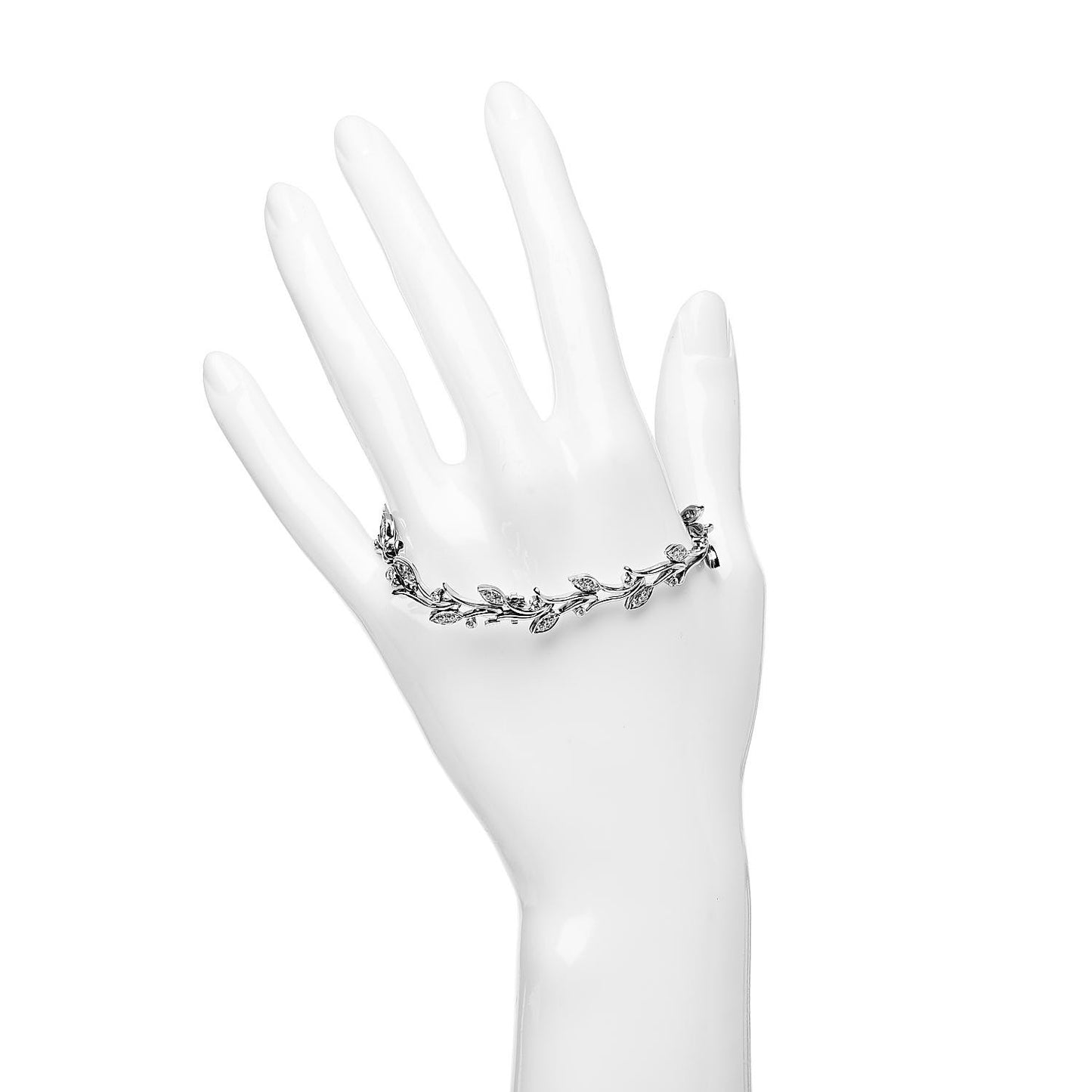 Platinum Diamond Garland Bracelet