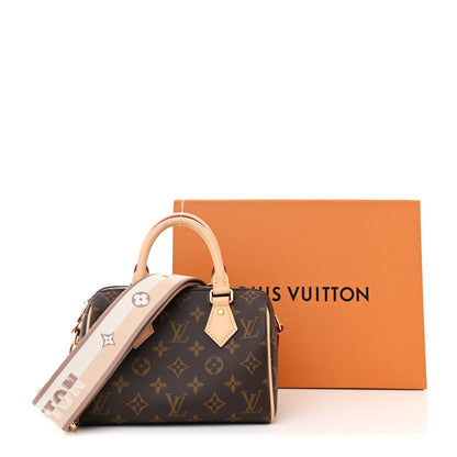 Louis Vuitton Monogram Speedy Bandouliere 20 Beige 10 of 10