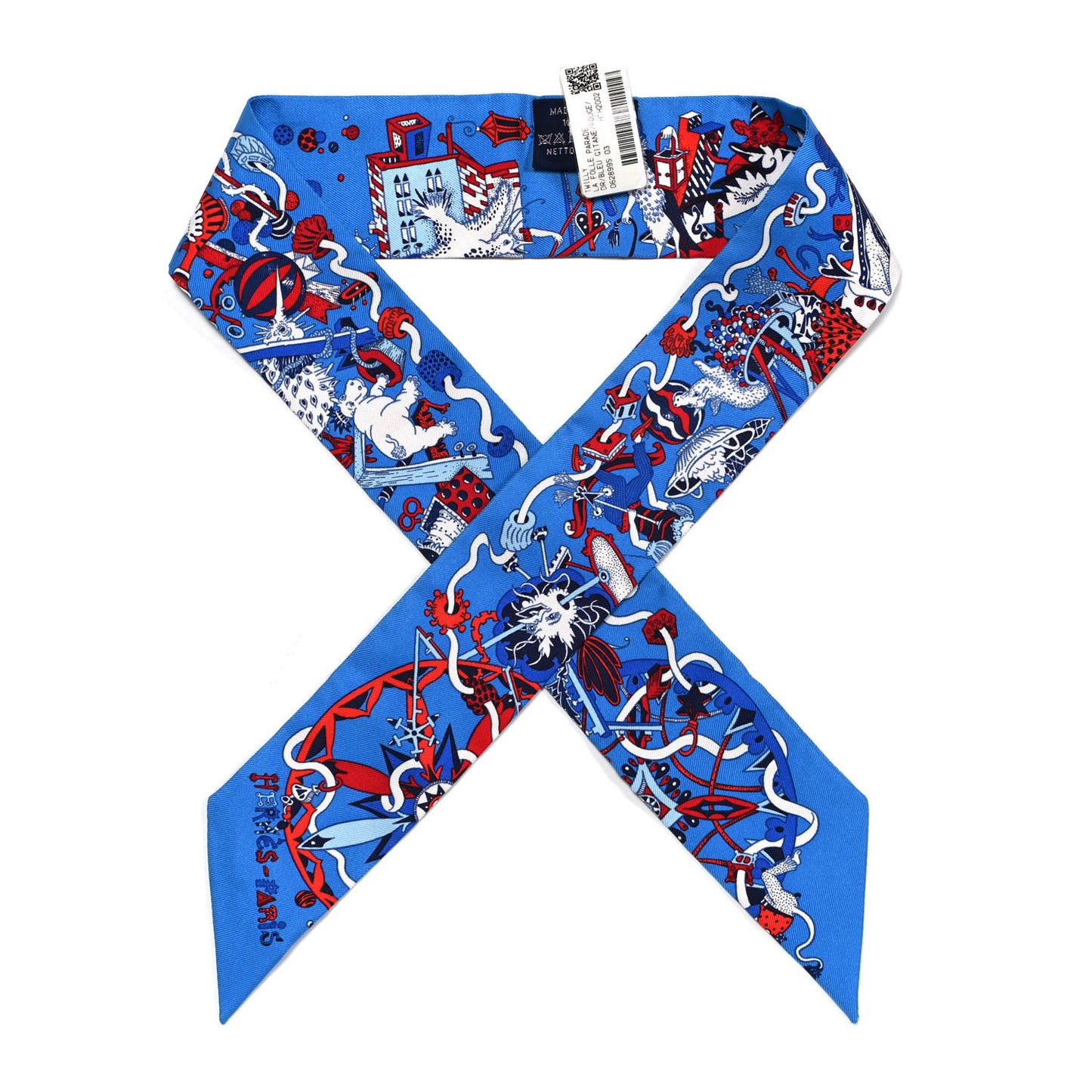 Silk La Folle Parade Twilly Bleu Gitane Rouge