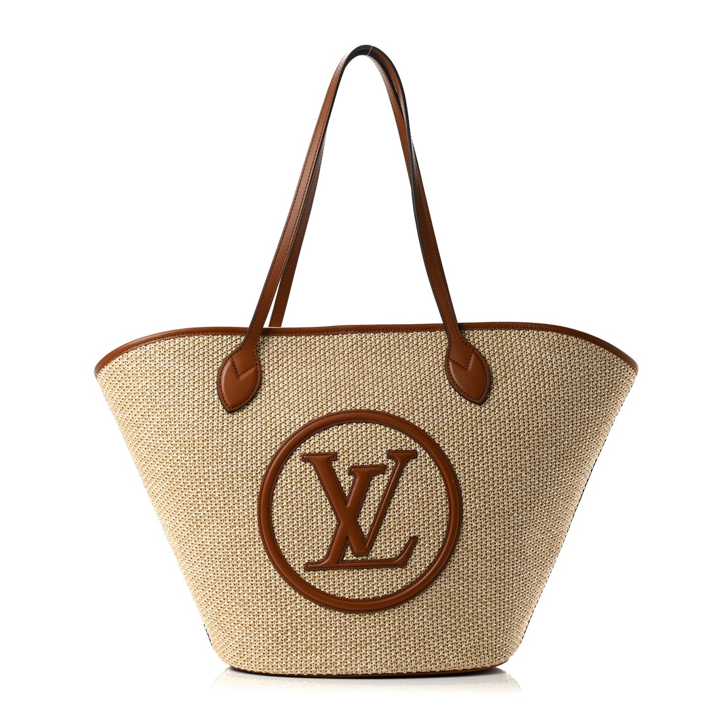 Raffia Saint Jacques Tote Caramel