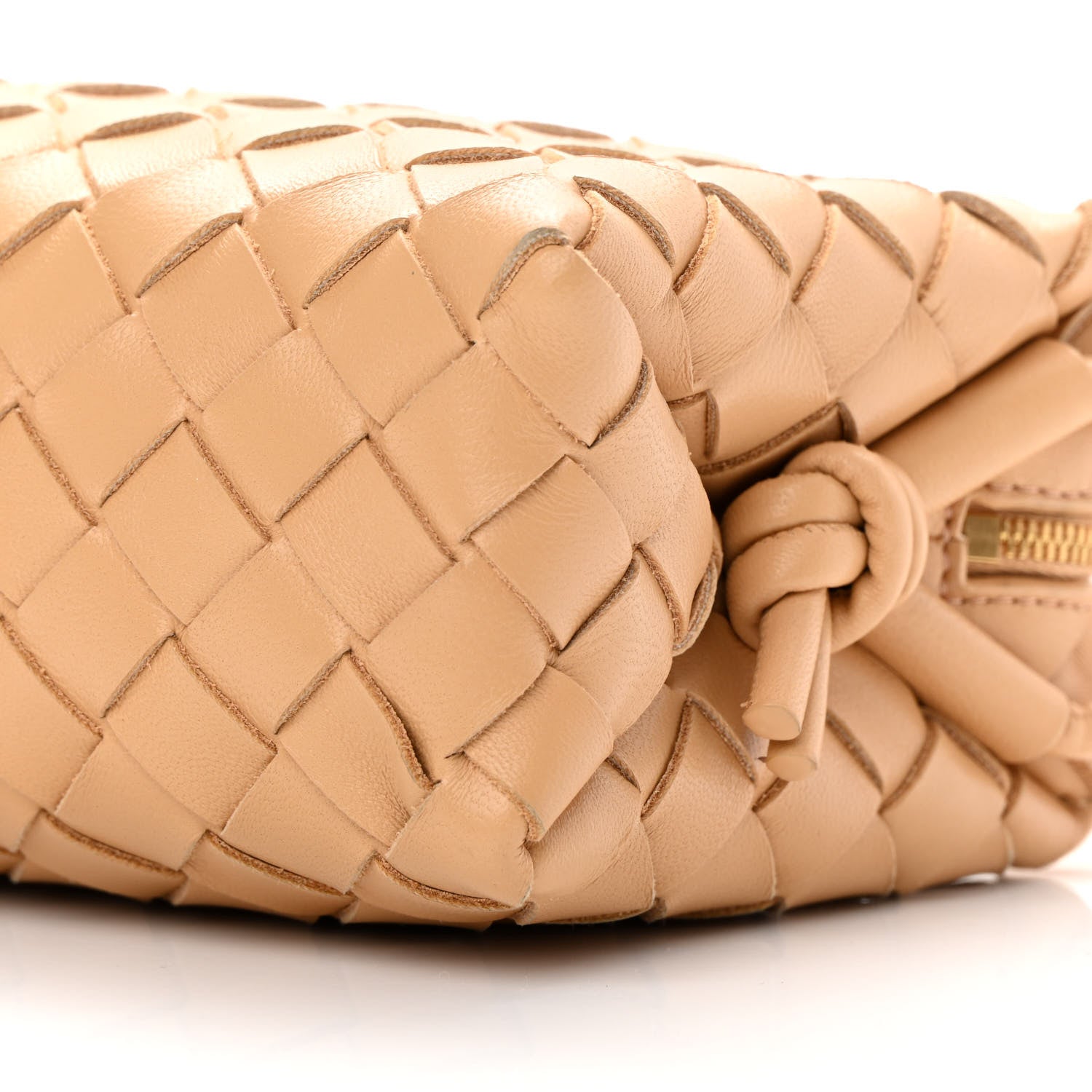 Bottega Veneta Nappa Intrecciato Mini Loop Camera Bag Almond 9 of 10