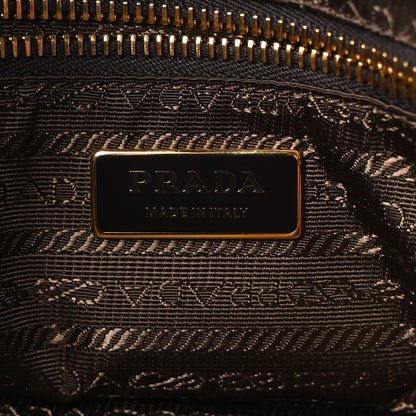 Prada Suede Large Bonnie Shoulder Bag Cacao 6 of 10