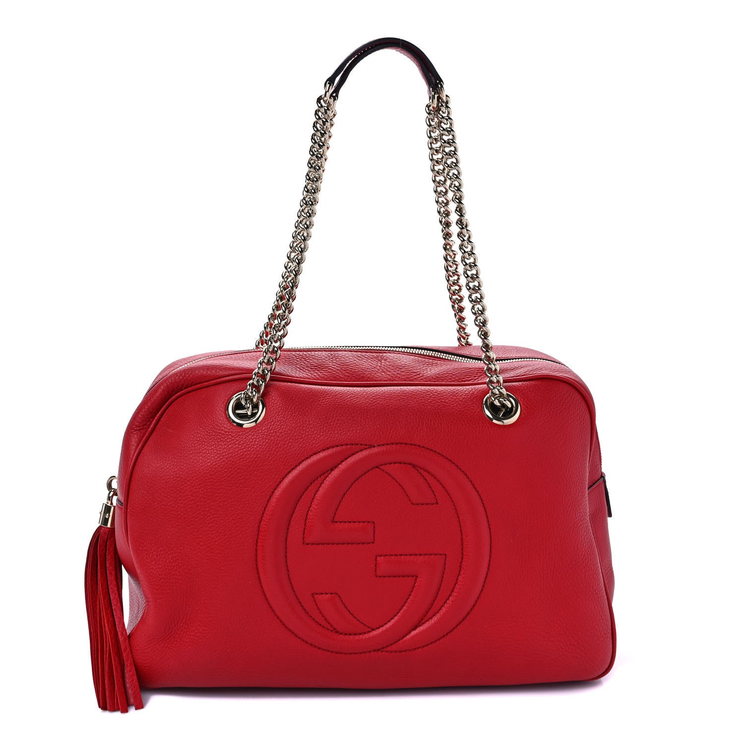 Gucci Cellarius Calfskin Medium Soho Bowler Tabasco 1 of 11