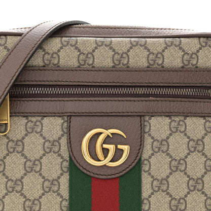Gucci GG Supreme Monogram Web Small Ophidia Messenger Bag Brown 8 of 14