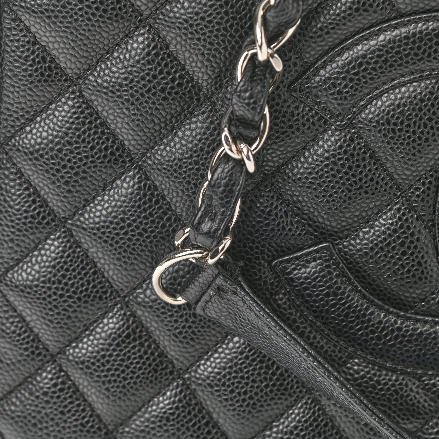 Chanel Caviar Quilted Grand Shopping Tote GST Black 15 of 15