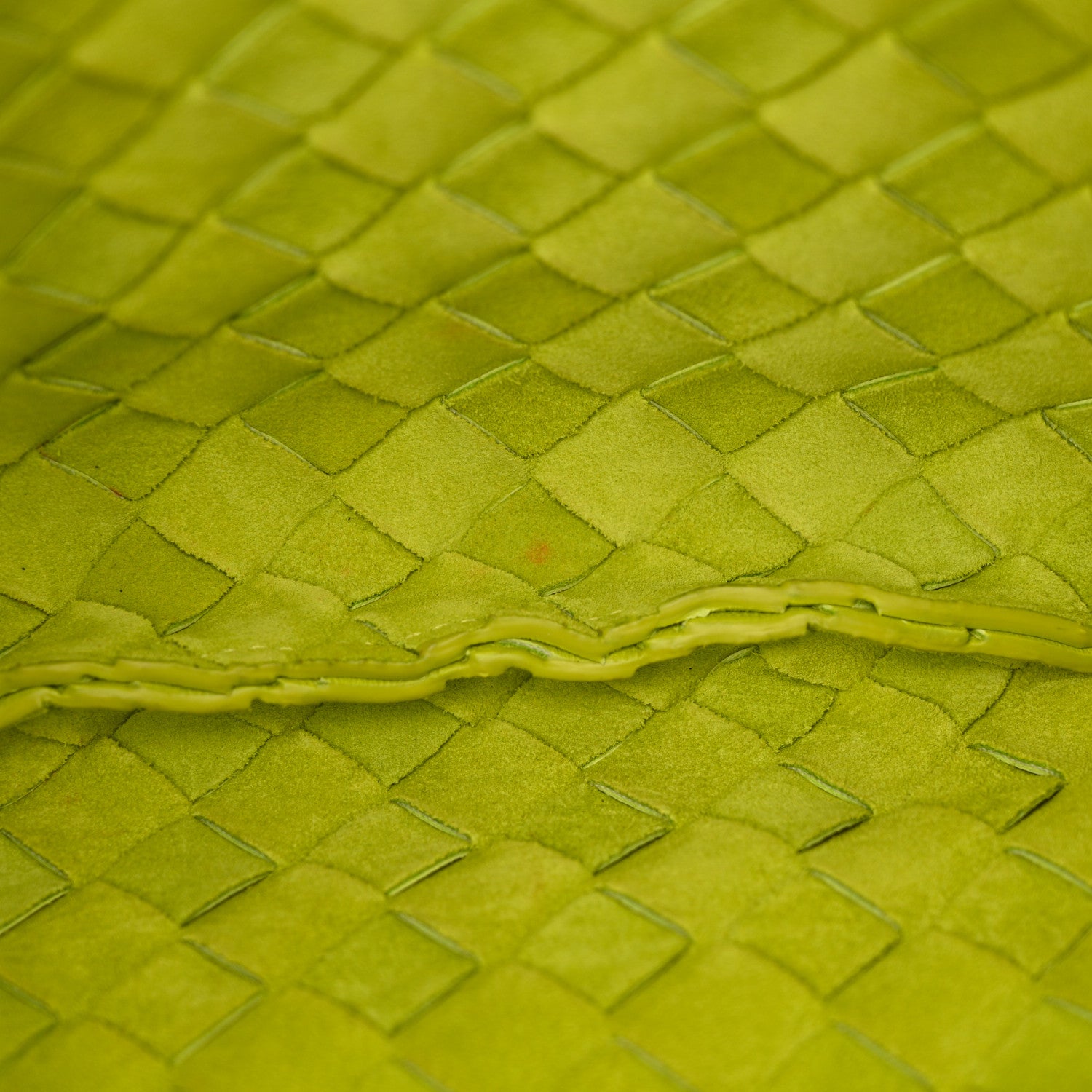 Bottega Veneta Nappa Intrecciato Small Turn Pouch Acid Kiwi 7 of 10